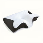 Comfortabel Nek Kussen, Contour Design, Zachte En Stevige Ondersteuning, Zwart, Effen Kleur