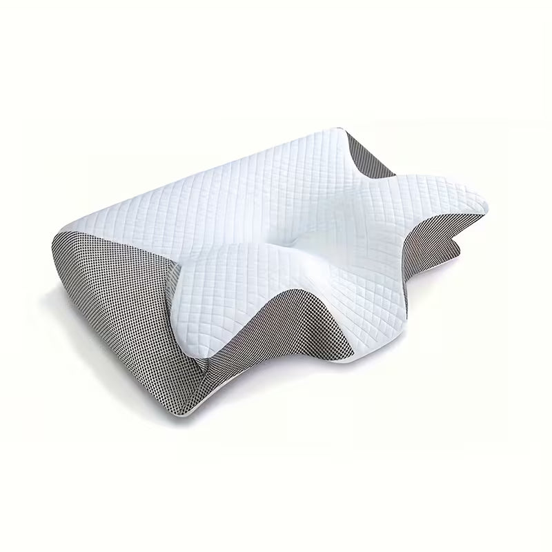 Comfortabel Nek Kussen, Contour Design, Zachte En Stevige Ondersteuning, Zwart, Effen Kleur