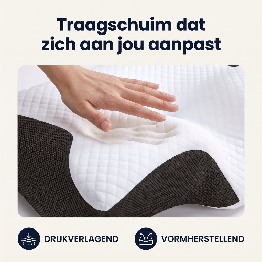Sleepora Kussen - Pijnvrij & Uitgerust Wakker Worden
